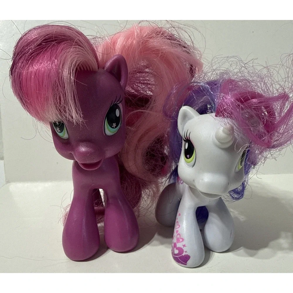 Vtg Hasbro 2008 My Little Ponies Cheerilee Love Wishes G3 Heads‎ Turn Messy Hair